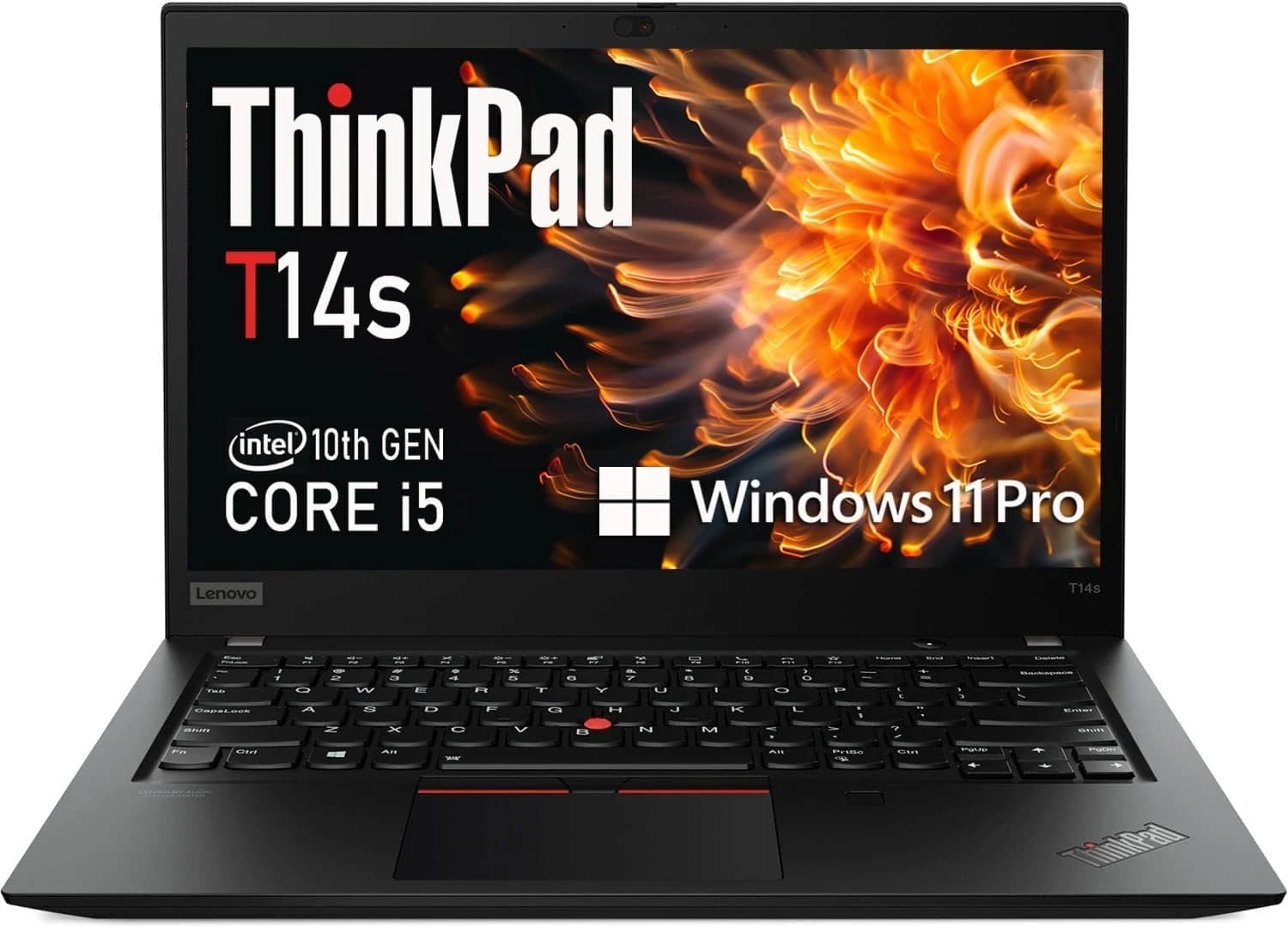 صورة للعرض لـ Lenovo ThinkPad T14s Gen 1 - Intel Core i5، الجيل 10، RAM 16 GB، SSD 256 GB