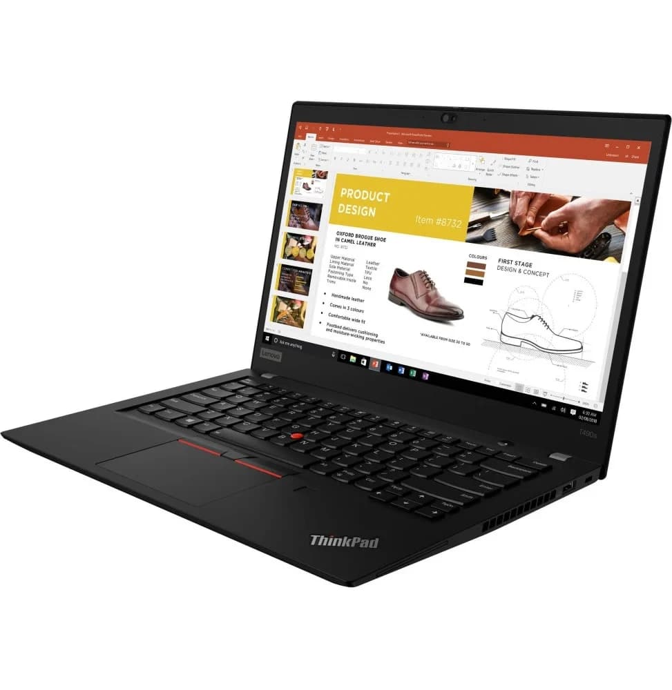 صورة للعرض لـ Lenovo ThinkPad T490s - Intel Core i5، الجيل 8، RAM 16 GB، SSD 256 GB