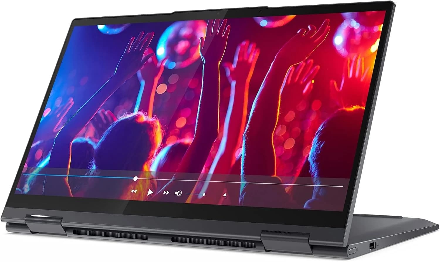 Photo illustrative de Lenovo Yoga 7 14ACN6 - AMD Ryzen 5 5600U, RAM 8 Go, SSD 256 Go