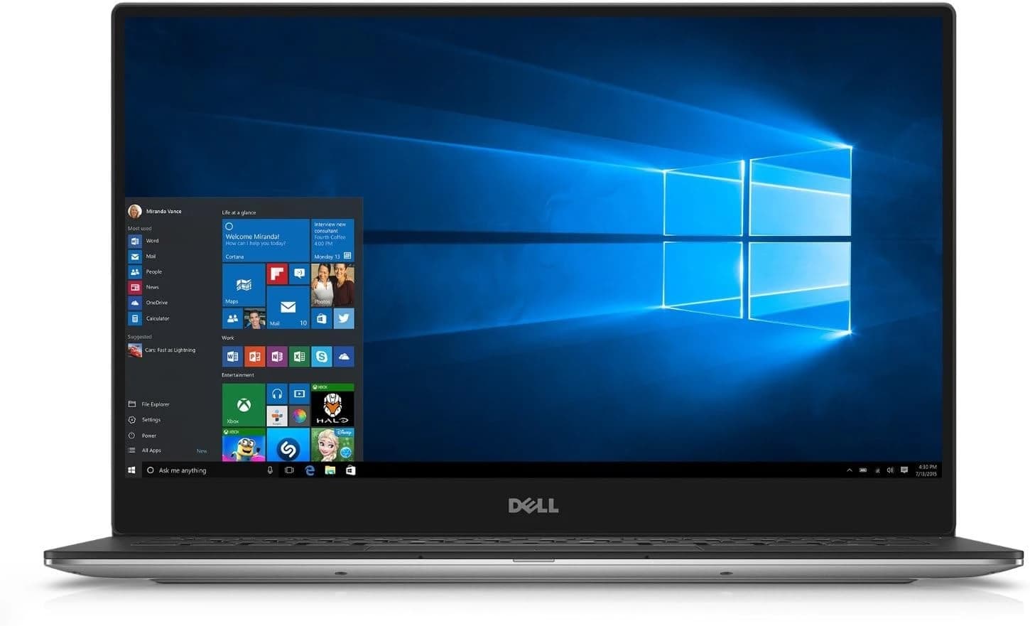 صورة للعرض لـ Dell XPS 13 9350 - Intel Core i5، الجيل 6، RAM 8 GB، SSD 256 GB