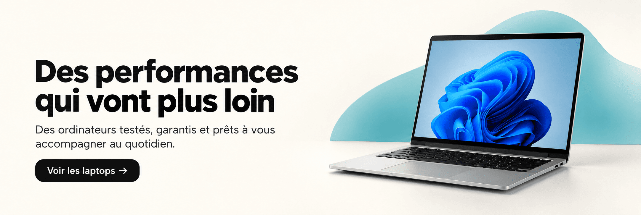 Bannière laptops reconditionnés